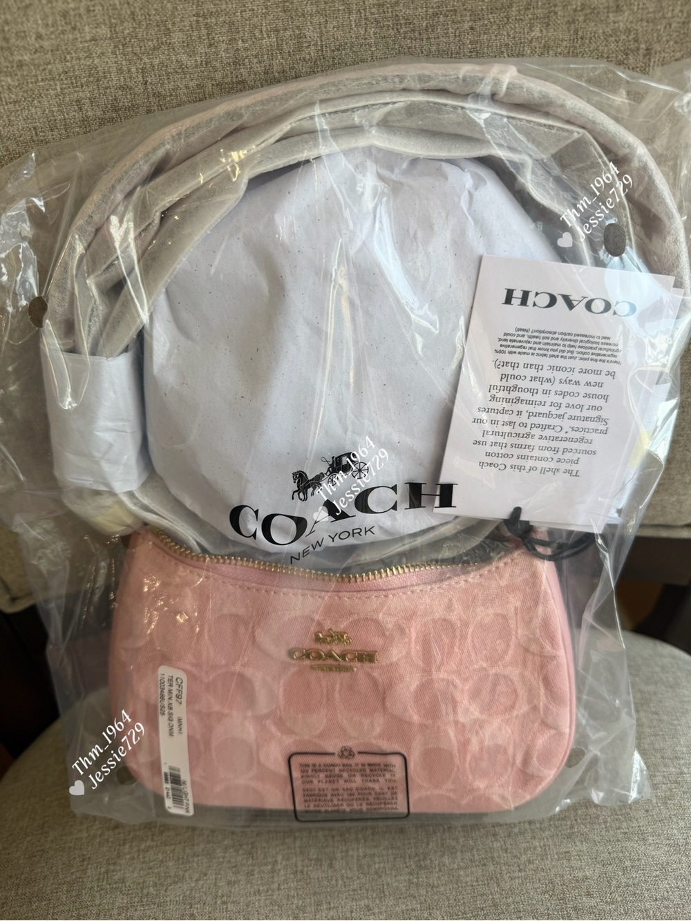 NWT!COACH Teri Mini Crossbody Bag In Signature Denim(CFF97)fast shipping - Picture 12 of 12